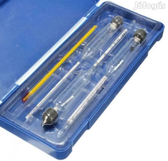 Fokoló készlet 3db + Hőmérő és Hőkorekciós táblázat Kék (61