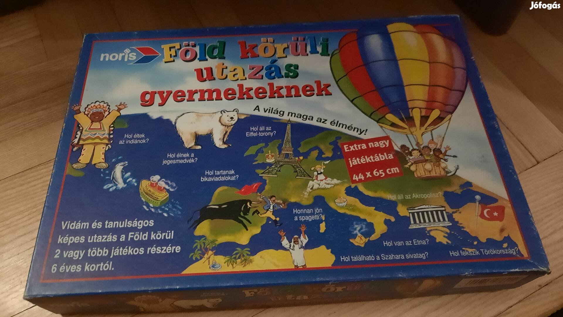 Föld körüli utazás gyermekeknek - társasjáték 