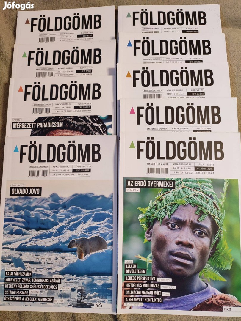 Földgömb magazin 2017-es évjárat