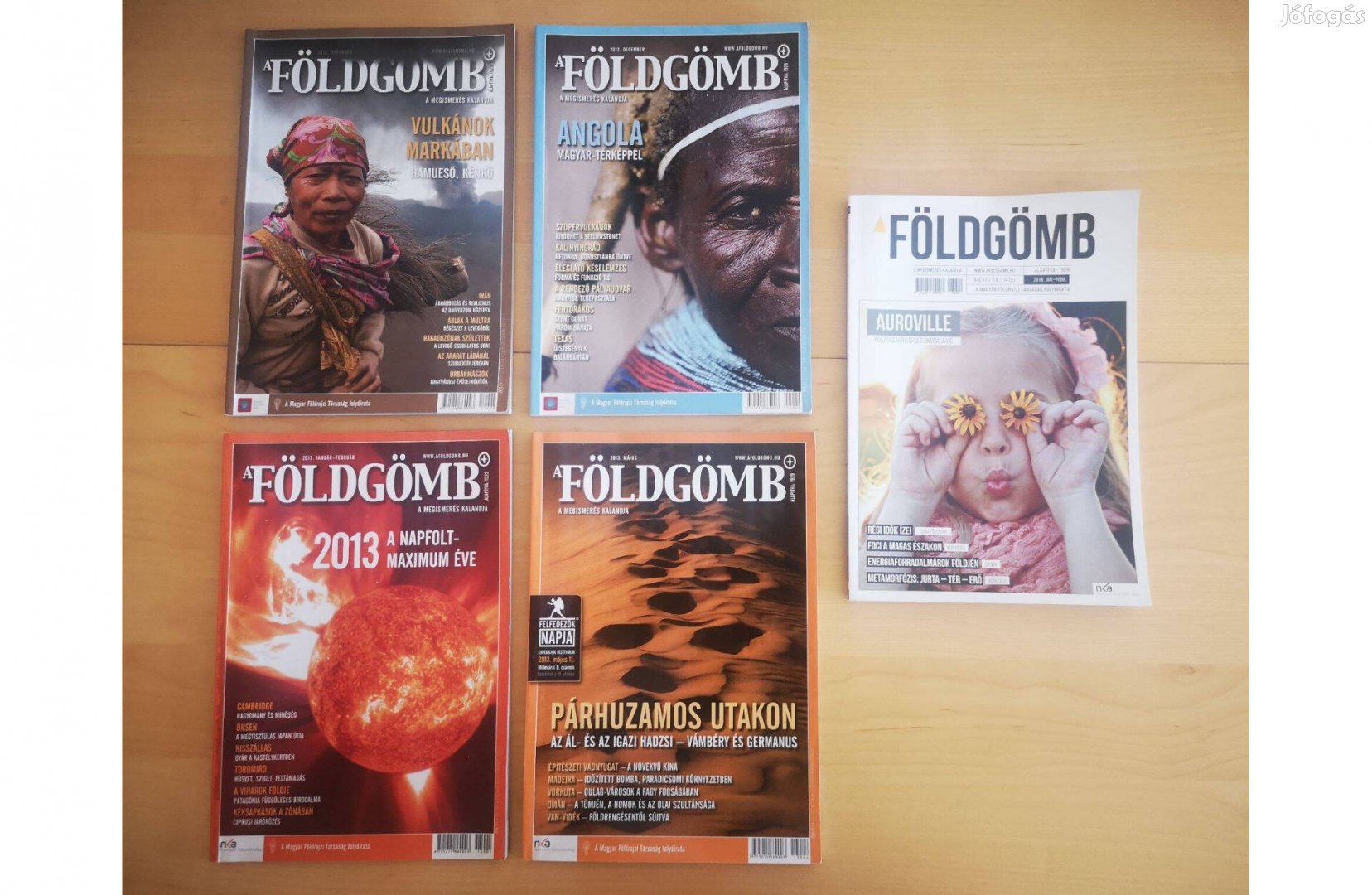 Földgömb magazinok 2012, 2013, 2018