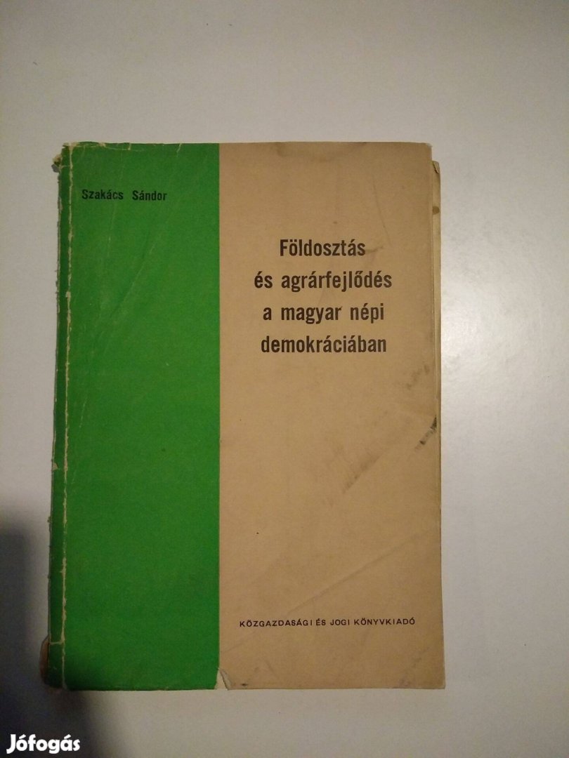 Földosztás és agrárfejlődés a magyar népi demokráciában 1945-19