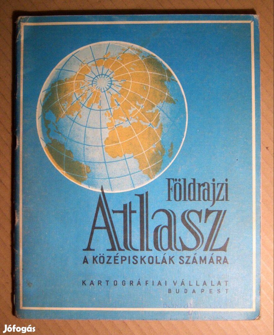 Földrajzi Atlasz a Középiskolák Számára (1987) 6kép+tartalom