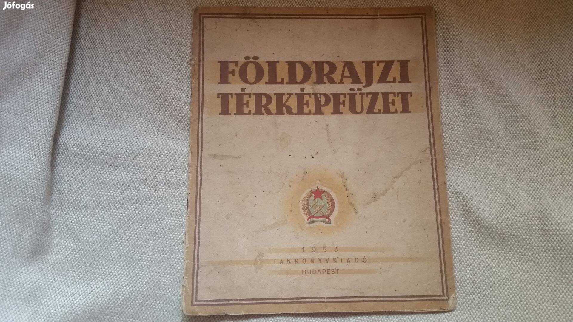 Földrajzi térképfüzet 1953 - térkép