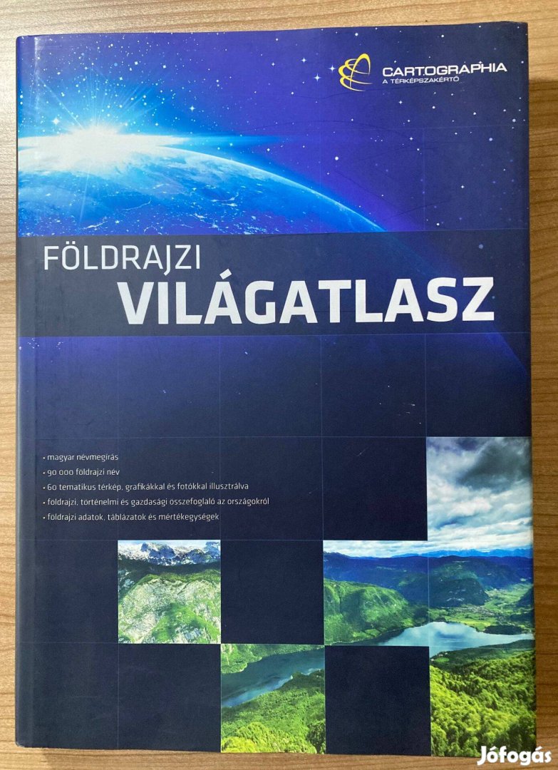Földrajzi világatlasz 5.000 Ft