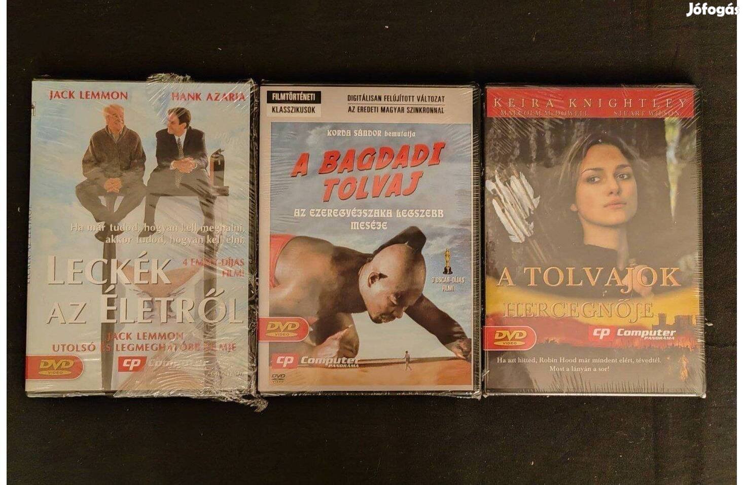 Fóliás DVD-ék, 3 db. egyben