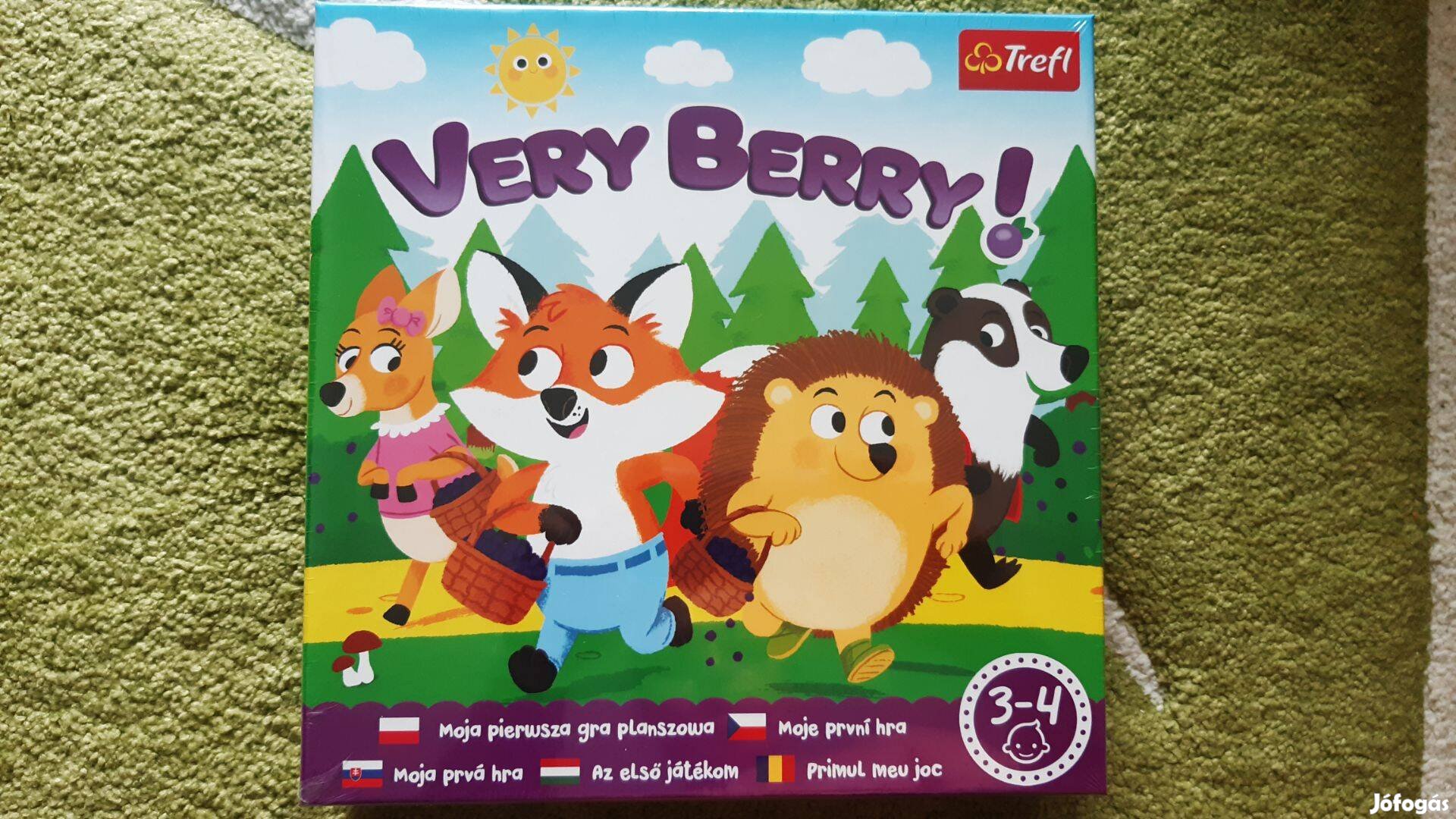Fóliázott Új bontatlan Very Berry Trefl fejlesztő, családi társasjáték