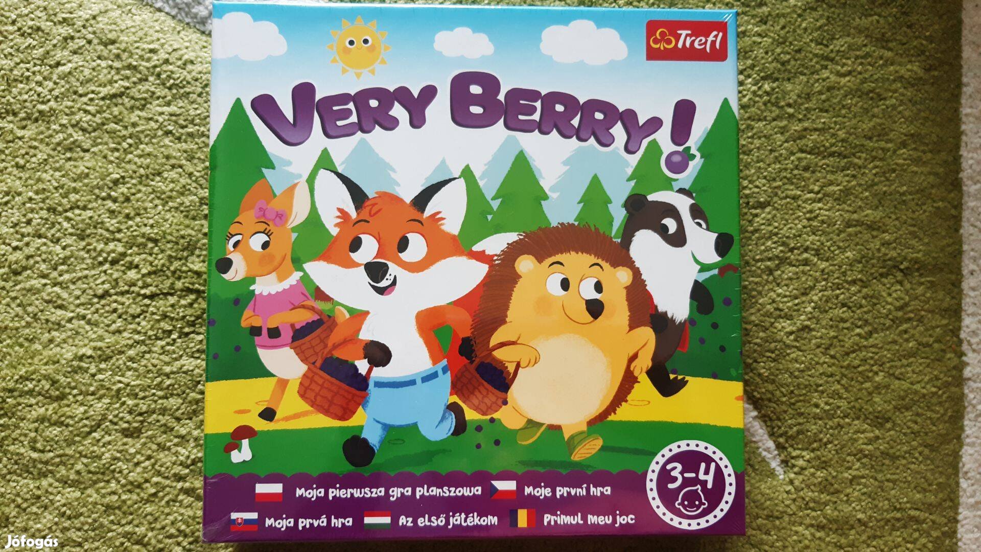 Fóliázott Új bontatlan Very Berry Trefl fejlesztő, családi társasjáték