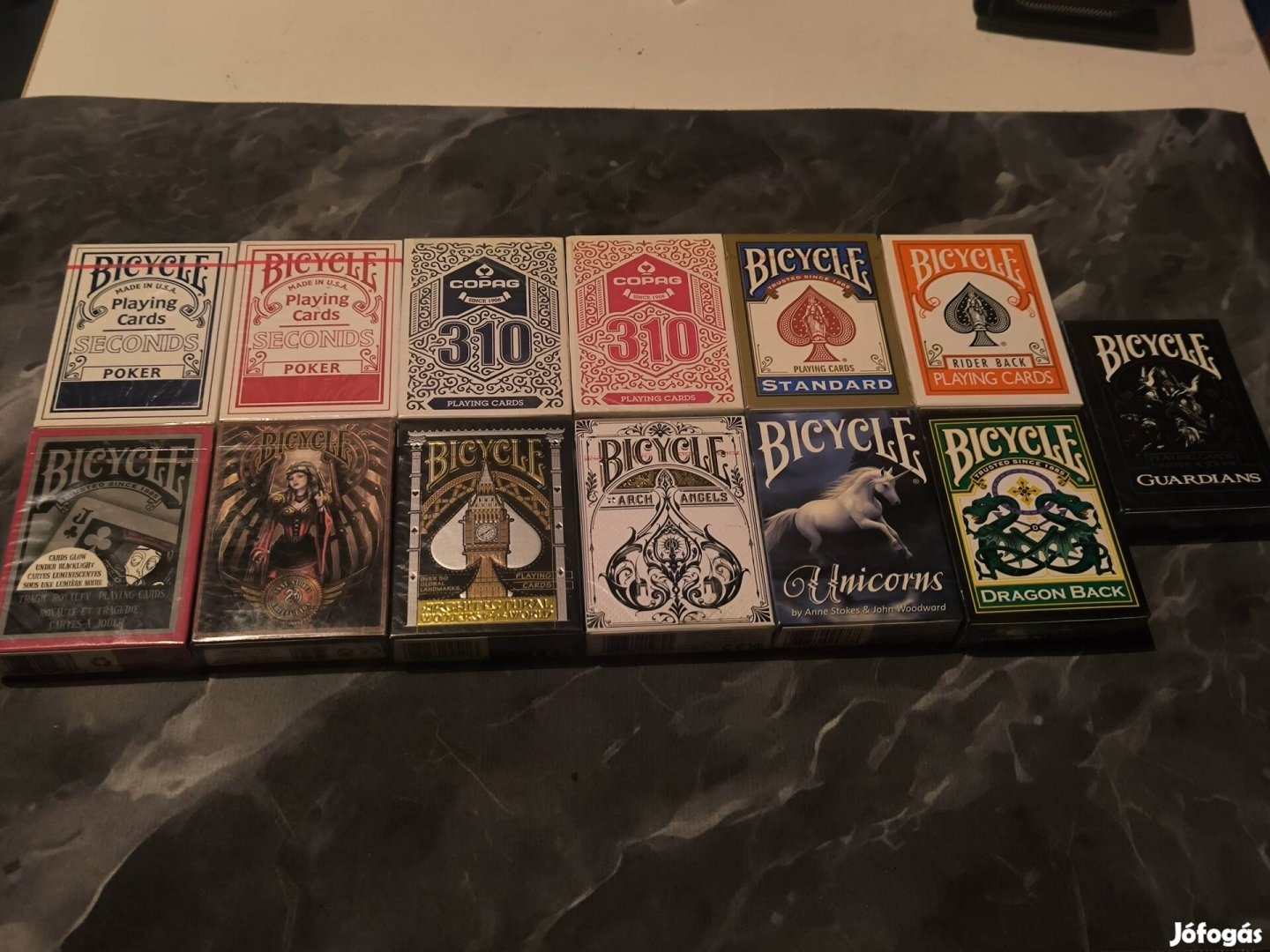 Fóliázott,bontatlan póker kártyák