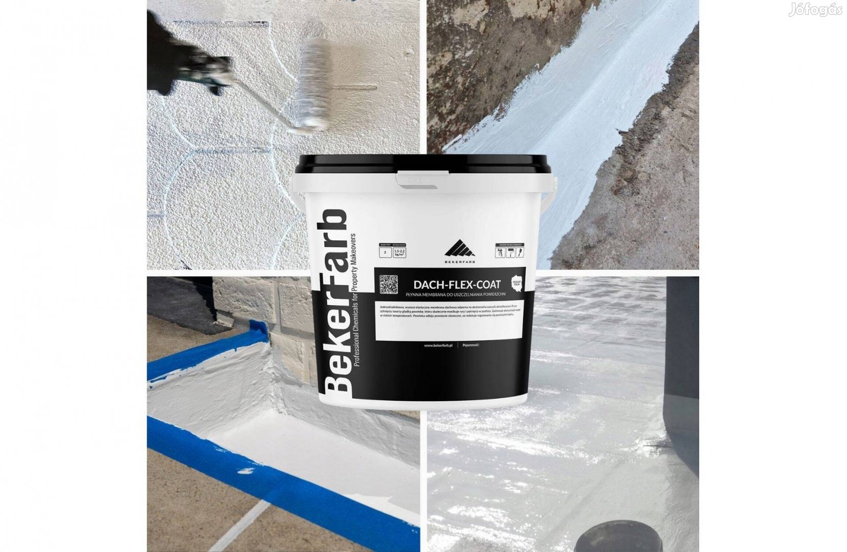 Folyékony tömítőmembrán tető- és teraszszigeteléshez | 1,5 kg