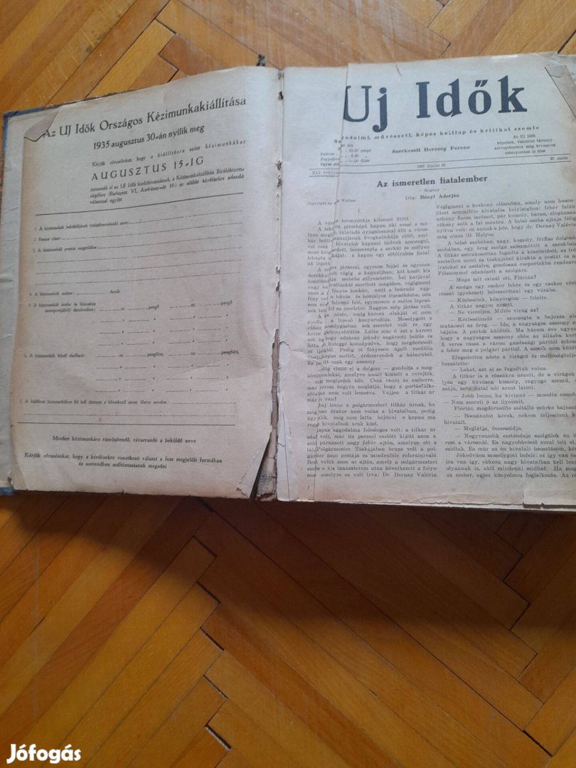 Folyóirat eladó - Új idők