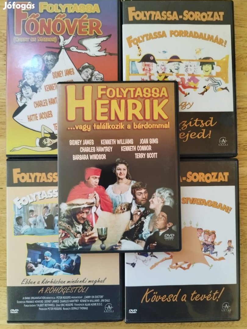 Folytassa filmek dvd gyűjtemény 5 dvd
