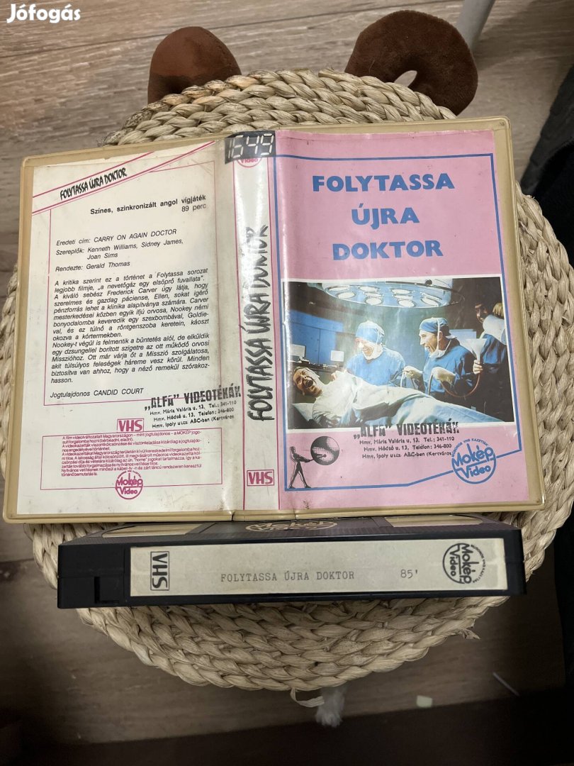 Folytassa újra doktor vhs 