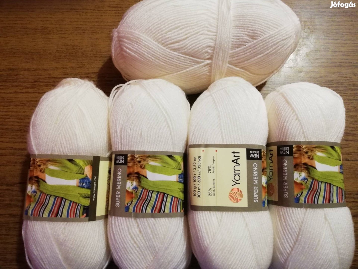 Fonal Yarn Art Super Merino fehér 