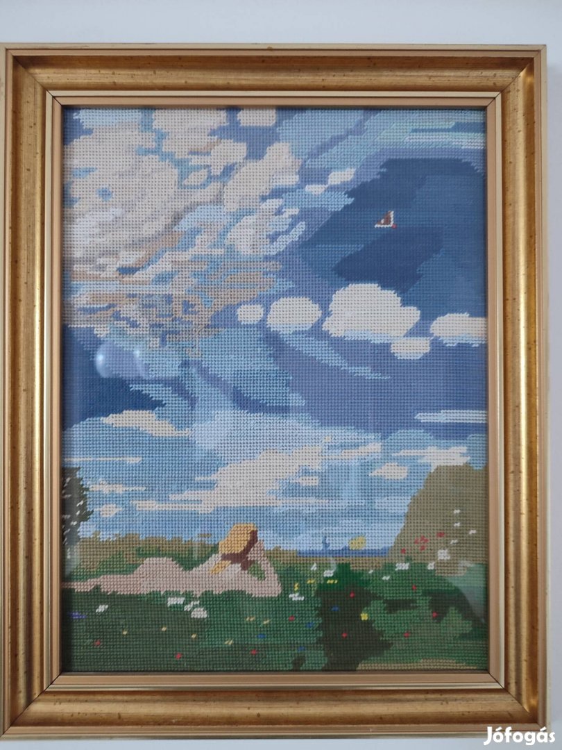 Fonalkep festmény dísztárgy