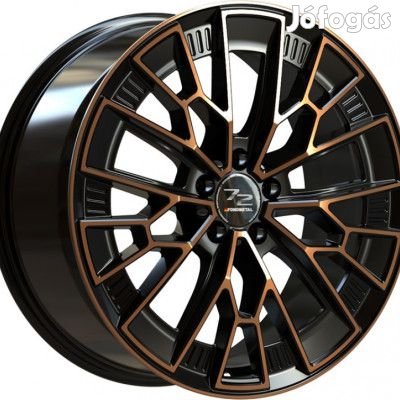 Fondmetal 1972 (8300) Fényes fekete bronz Machined 10,5X20 5X112 ET57