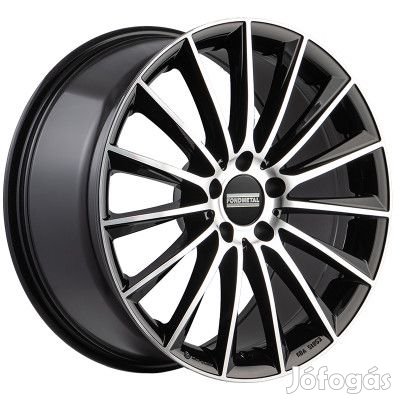 Fondmetal AIDON (FMI04) Fényes fekete Machined 9X19 5X112 ET44 CB66,5