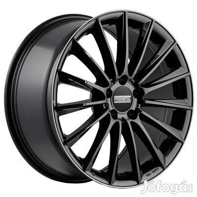 Fondmetal AIDON (FMI04) Fényes fekete Machined LIP 9X19 5X112 ET44