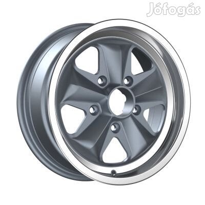 Fondmetal HF15 MATT SILVER MACHINED LIP 5X15 5X130 ET48 CB71,6 |