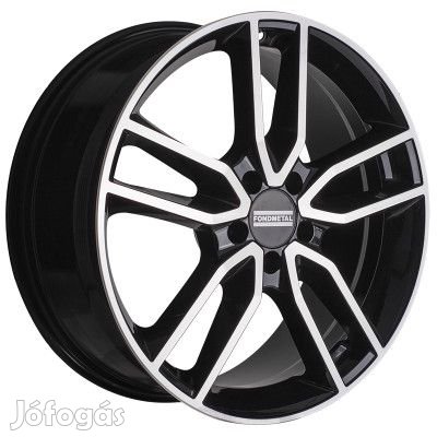 Fondmetal KOROS (FMI06) Fényes fekete Machined 7X17 5X100 ET40 CB57,1