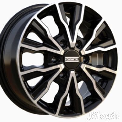 Fondmetal PRO2 (8600) Fényes fekete Machined 7X17 6X130 ET50 CB84,1 |