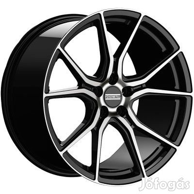 Fondmetal STC45 Fényes fekete Machined 10,5X20 5X114,3 ET45