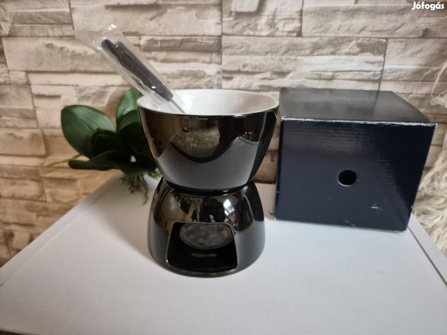 Fondue készlet 5 részes 2 személyes csokoládé vagy sajt olvasztó