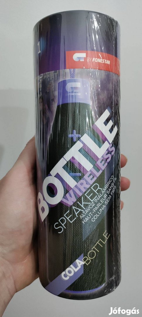 Fonestar COLA Bottle-X fekete-lila hordozható hangszóró! Vadi új!