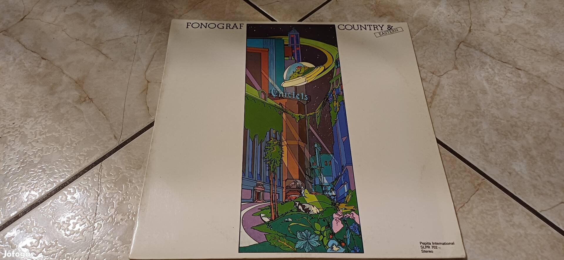 Fonográf Country bakelit hanglemez