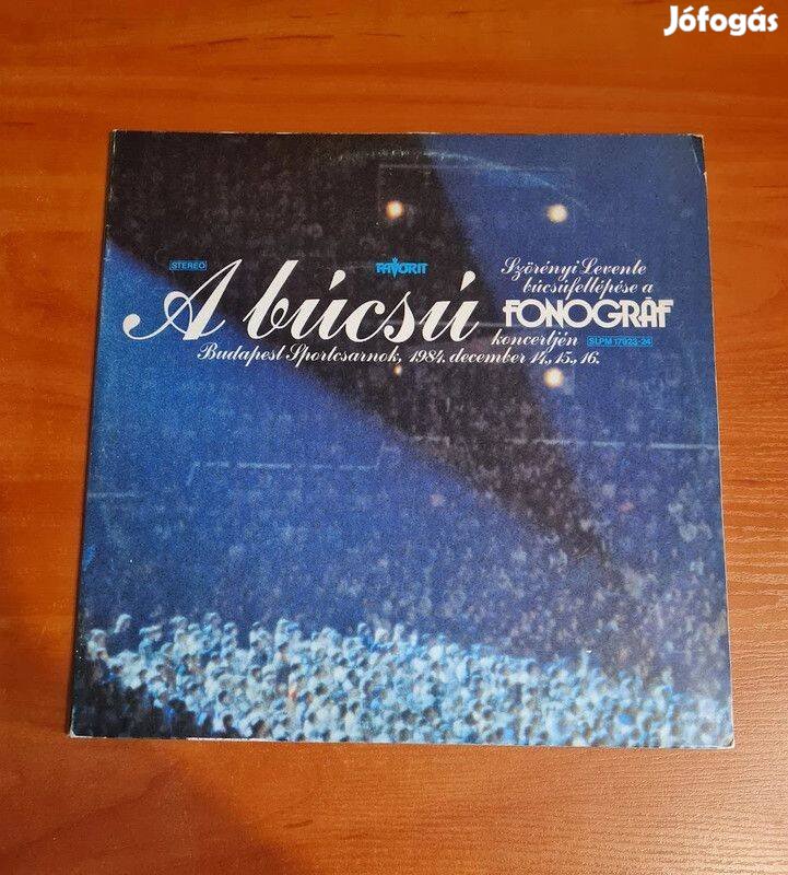 Fonográf - A búcsú; 2xlp, Vinyl