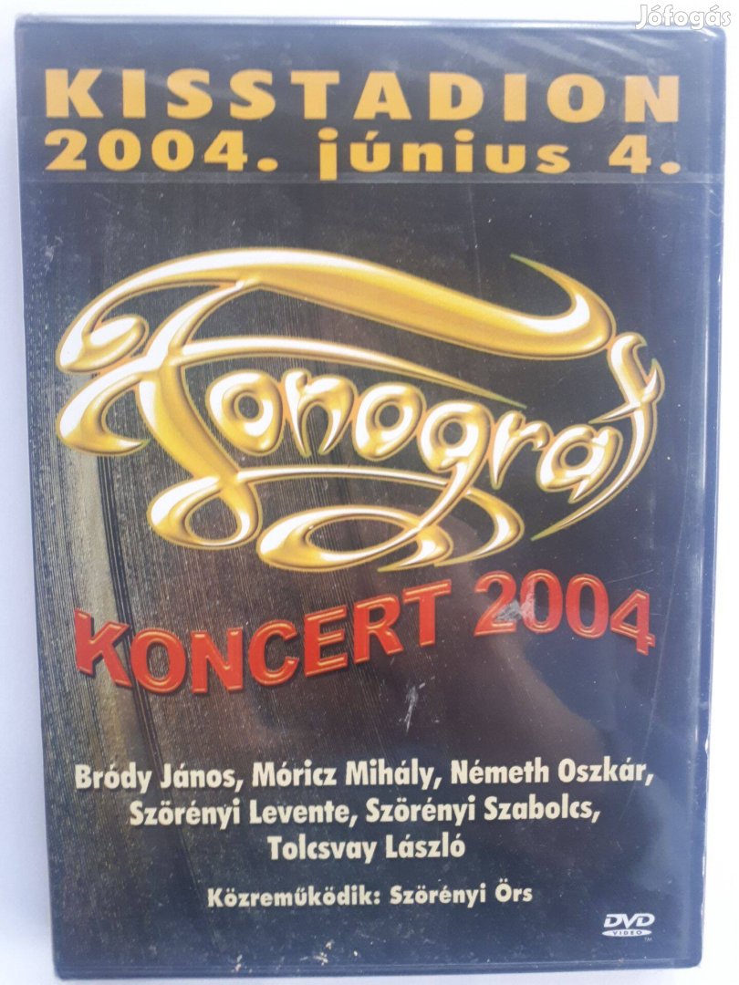 Fonográf koncert - 2004. június 4. Kisstadion DVD (bontatlan)