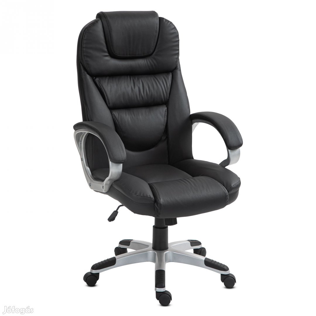 Főnöki irodai szék, forgószék fekete (2023A52-BLACK)