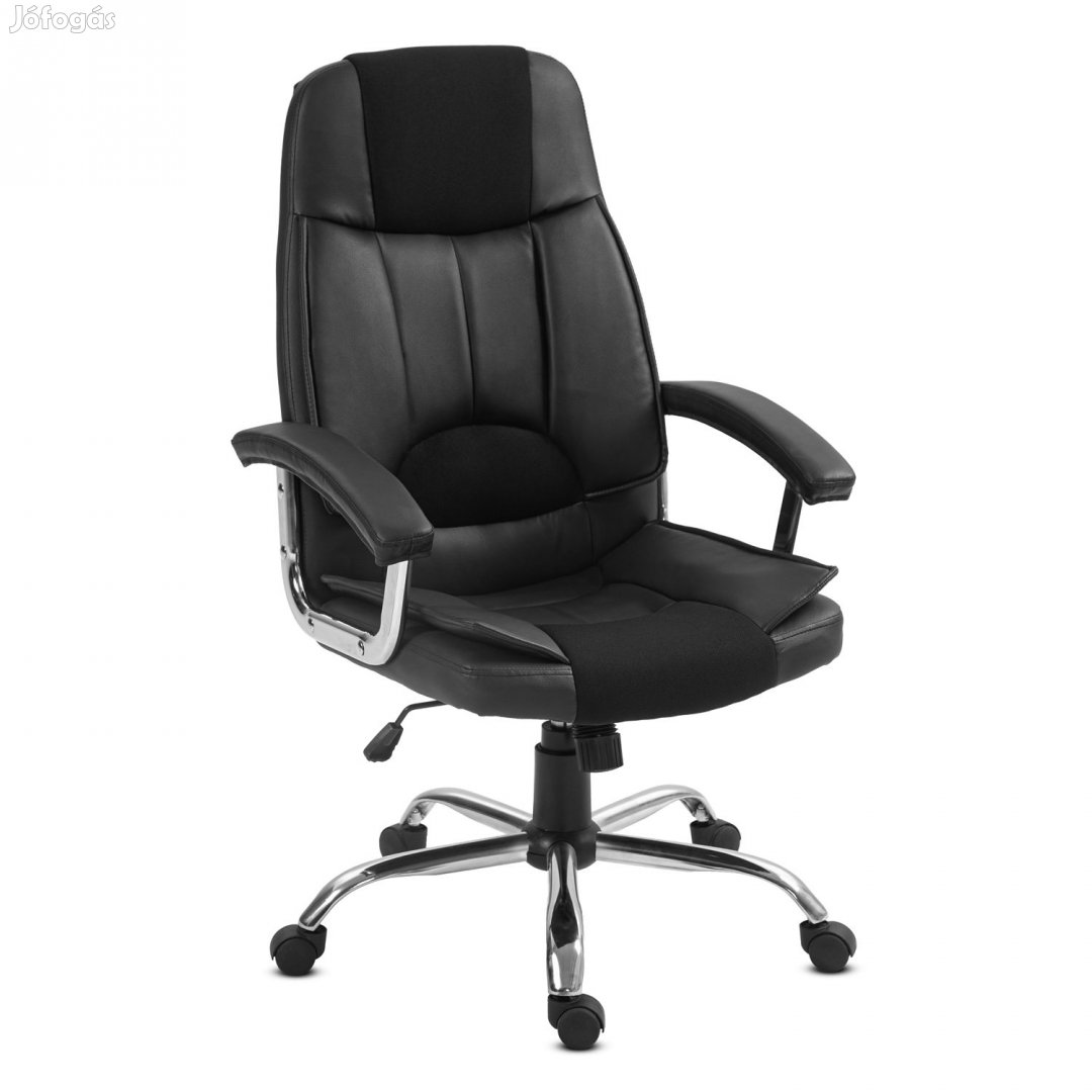 Főnöki irodai szék, forgószék fekete (2023A67-BLACK)