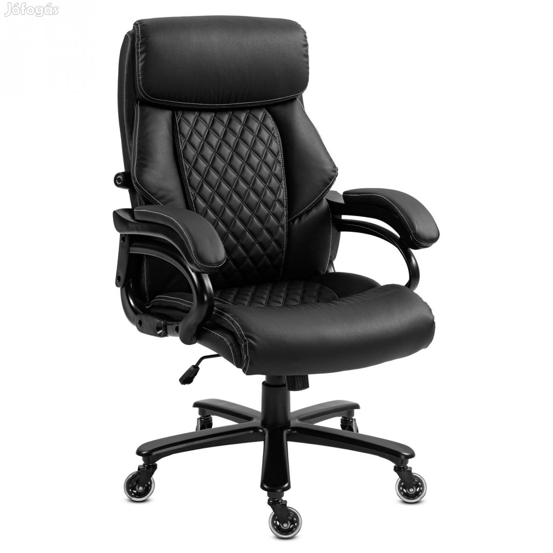 Főnöki irodai szék, forgószék fekete (2023A85-BLACK)