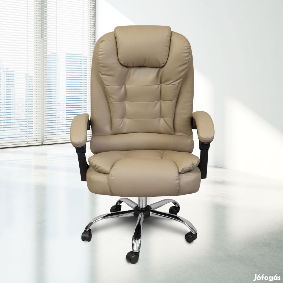 Főnöki irodai szék, forgószék khaki (JM-09-KHAKI-6)