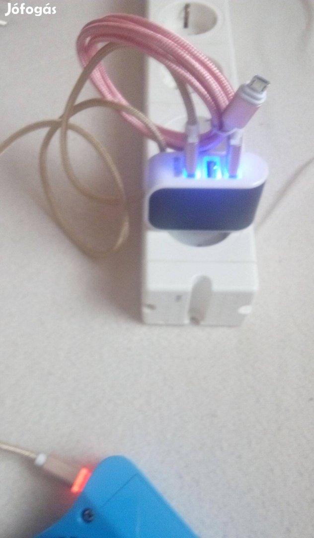 Fonott micro mikro USB kábel LED jelzi a töltést kábelek