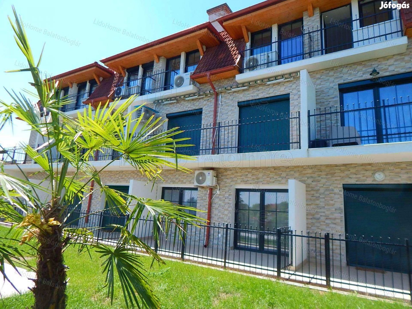 Fonyód csendes zöldövezetében I. emeleti 70 m2-es