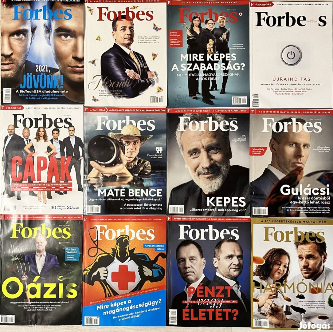 Forbes üzleti magazin, folyóirat, újság, eladó.