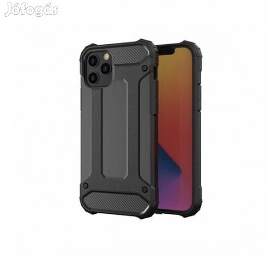 Forcell Armor Hátlap Tok, Apple iPhone 13 Pro, Fekete