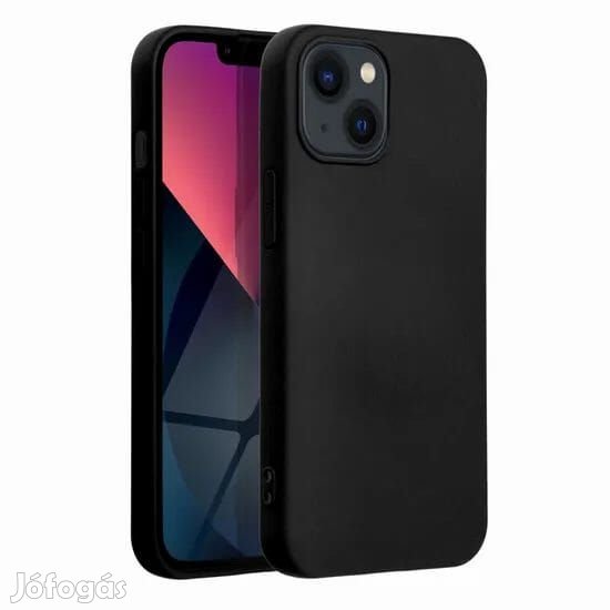 Forcell Soft Szilikon Hátlap Tok Apple iPhone 14 Plus, Fekete