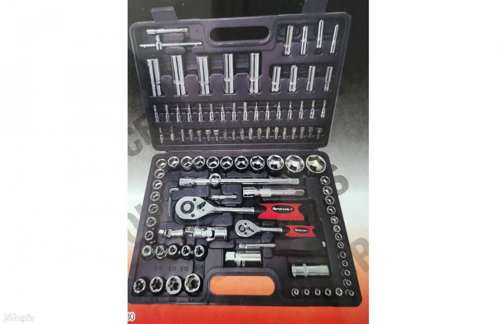 Forcetools racsnis dugókulcs szerszámkészlet szett 108db-os készlet