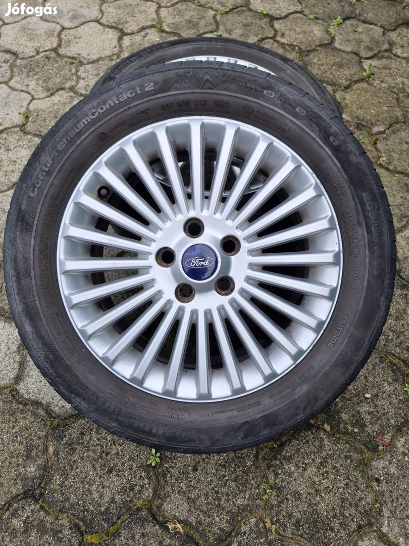 Ford 16" gyári alufelni, tpms szeleppel.