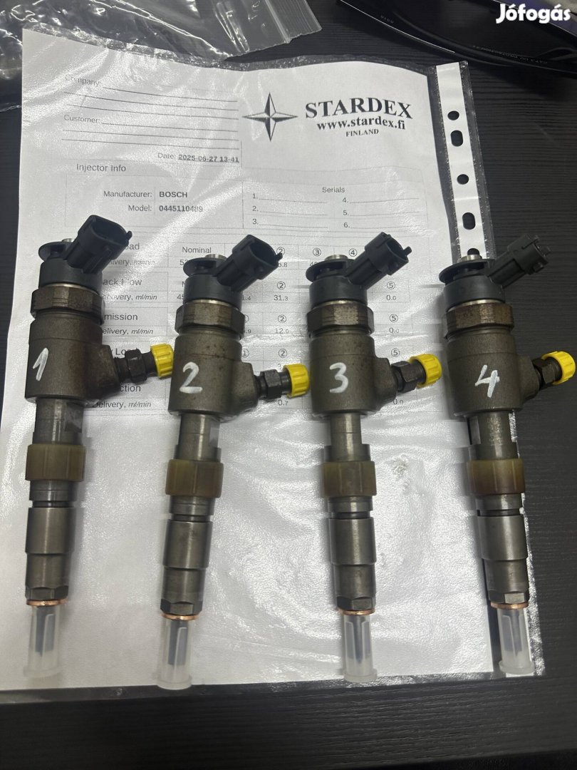 Ford 1.5 1.6 tdci euro 5 porlasztó injektor bevizsgált szett 