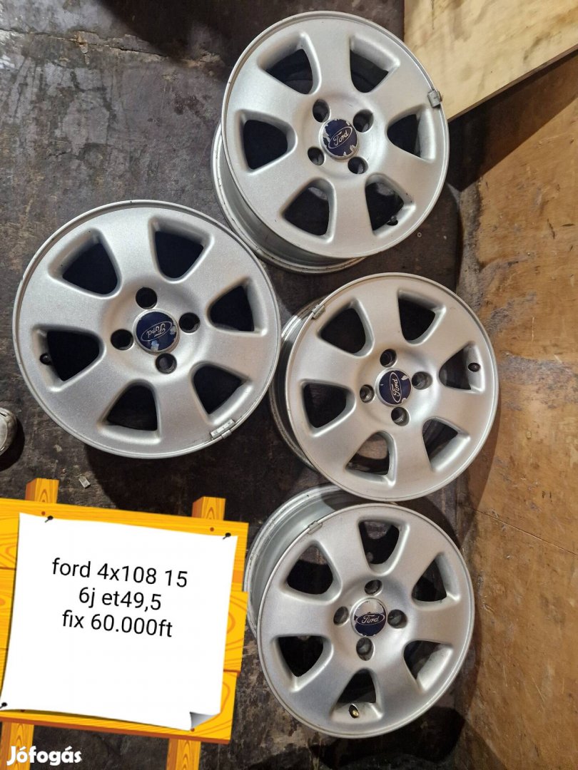 Ford 4x108 15 col alufelni szett 