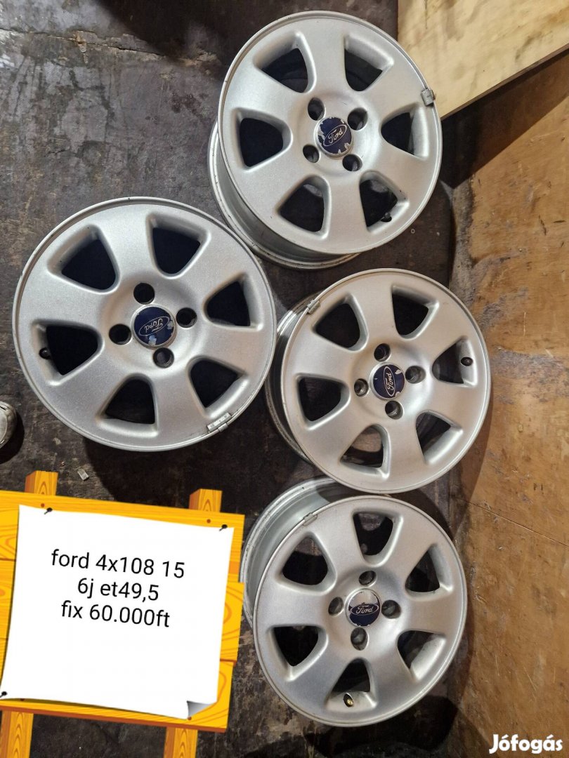 Ford 4x108 15 col alufelni szett 