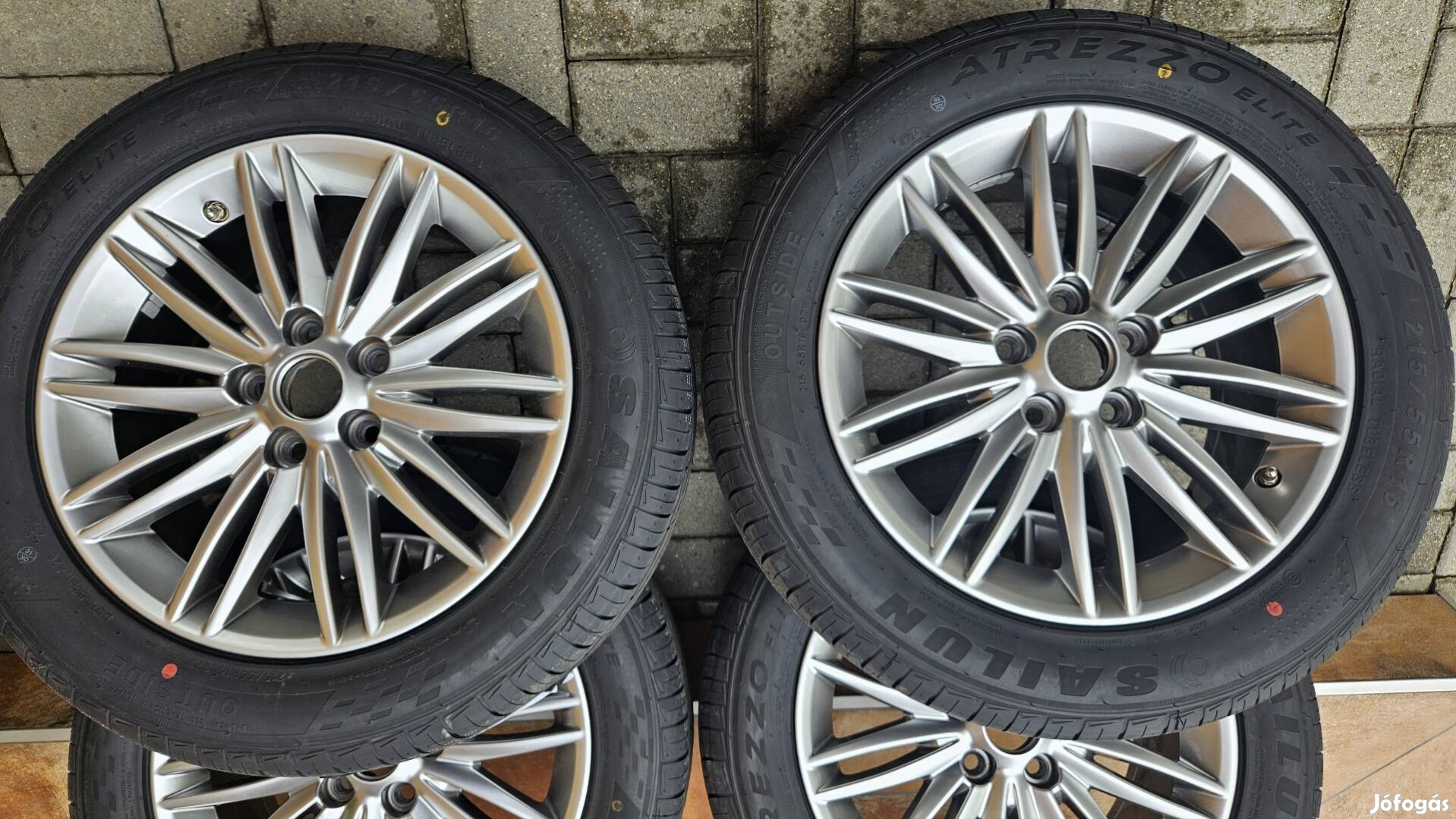 Ford 5×108 R16 Borbet Alufelniszett 215/55 nyárigumival