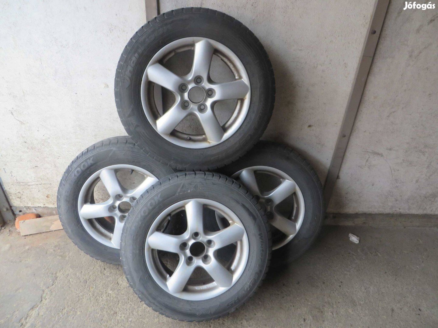 Ford 5x108 15 alufelni garnitúra Hankook 19565R15 téligumik