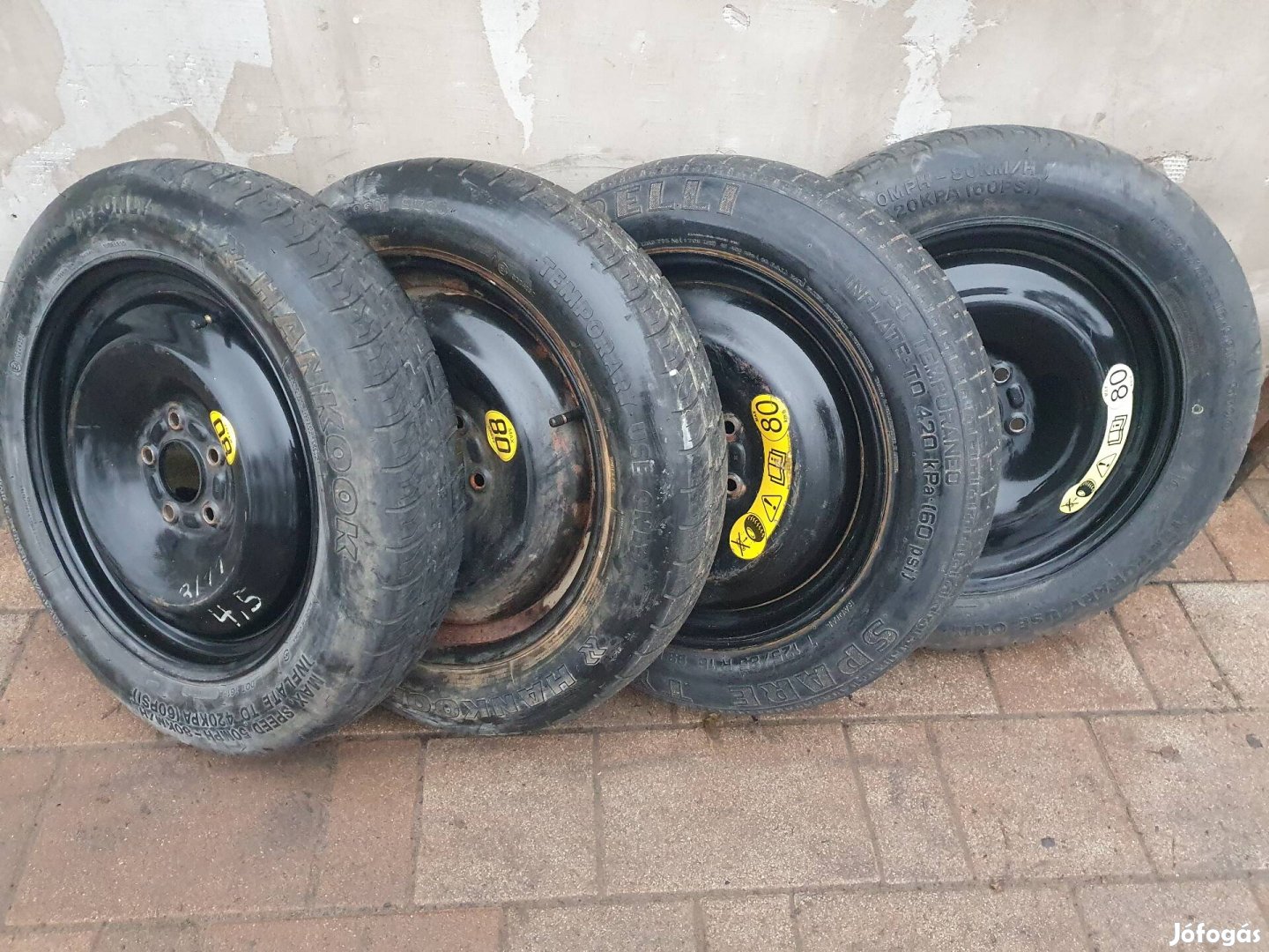 Ford 5x108-as 16-os pótkerék.