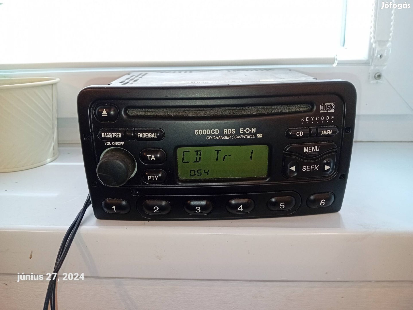 Ford 6000 RDS gyári CD rádió autóradió a kódjával