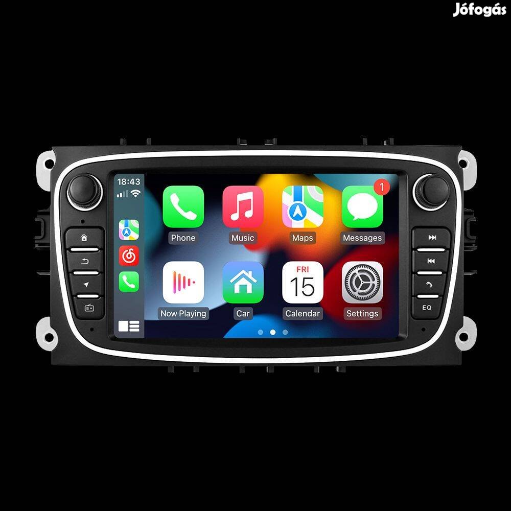 Ford 7" Multimédia fejegység - Android 12. Carplay, 8-MAG/4GB, Qled