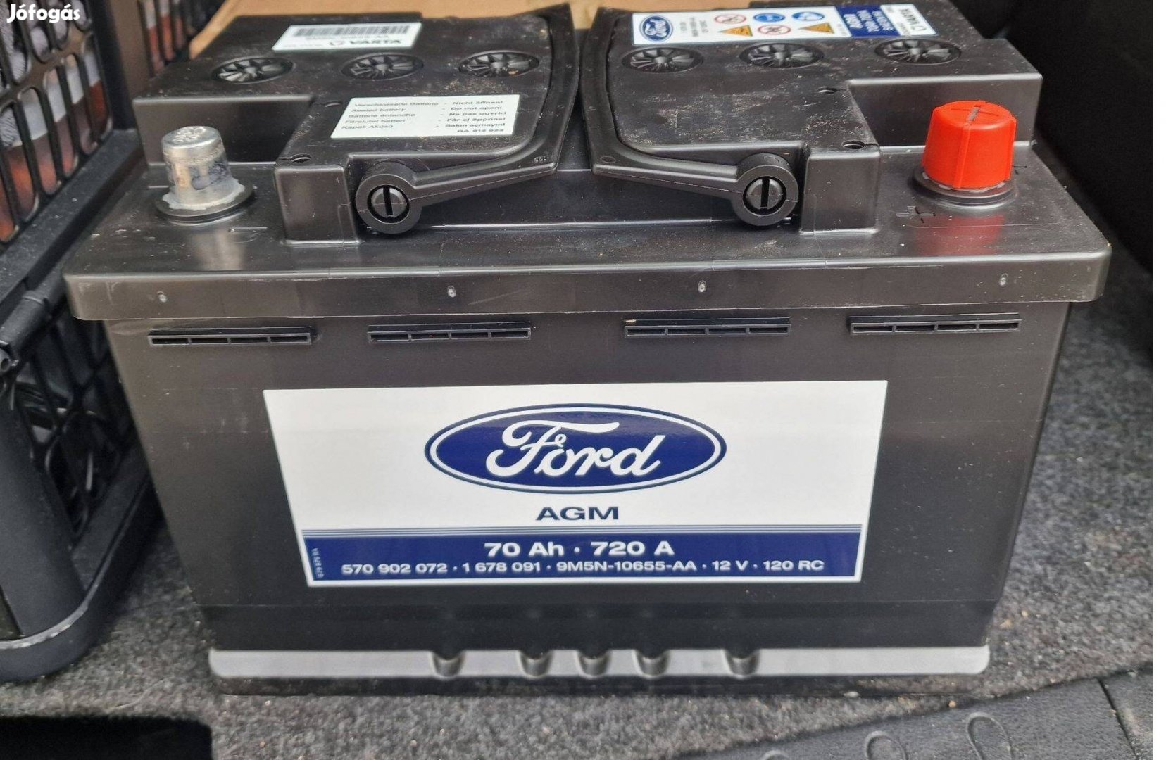 Ford AGM gyári új aksi akkumulátor 70Ah Eladó!